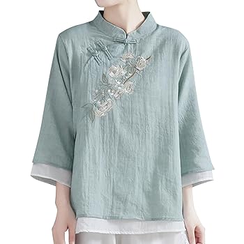 iroiro 群青 Cotton&Linen KOREAN Blouse iroiro 群青 Cotton&Linen KOREAN Blouse - メルカリ
